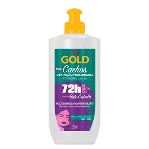 Ativador de cachos onduladas e cacheadas Niely Gold 250ml