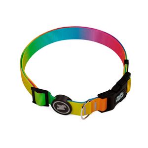 Coleira para Cachorro Multipatas Premium M Rainbow/Arco-íris