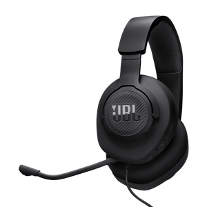 Fone de Ouvido JBL Quantum 100 M2 Headset Gamer com Fio Preto Microfone Boom Destacável
