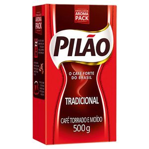 Café Torrado e Moído a Vácuo Tradicional Pilão 250g