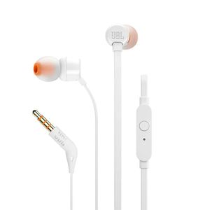 Fone de Ouvido JBL T110 Branco com Microfone