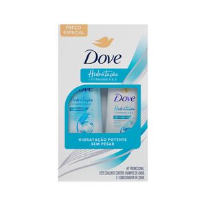 Shampoo + Condicionador Dove Hidratação 400ml 200ml