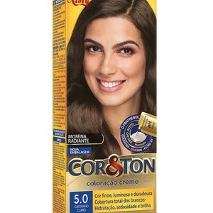 Tintura Cor&Ton Castanho Claro 5.0 180g