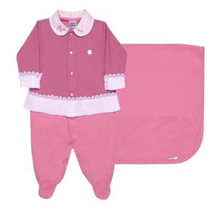 Saída De Maternidade Bebê Menina Sonho Mágico Pretty