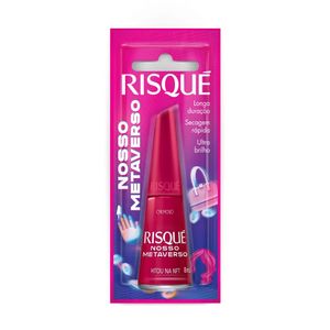 Esmalte Cremoso Nosso Metaverso Rosa Risqué