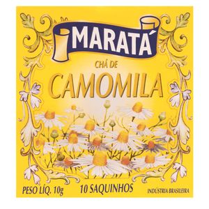 Chá Camomila Maratá 10g Caixa com 10 Unidades
