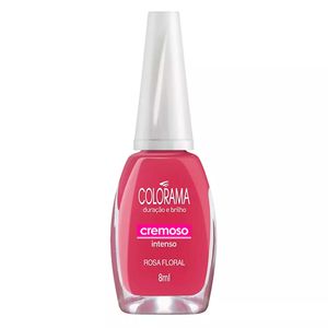 Esmalte Cremoso Colorama Rosa Floral 8ml