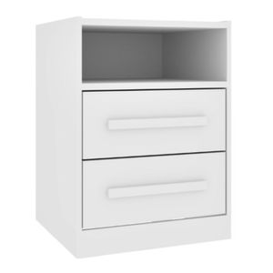 Mesa de Cabeceira Barcelona MDP Branca - Tcil Móveis