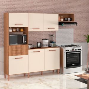 Cozinha Salinas Top 3D Atualle Natura/Off White