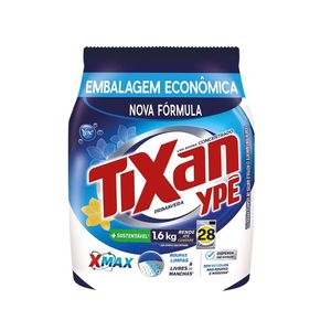 Sabão em Pó Tixan Ypê Primavera Sachê 1,6Kg