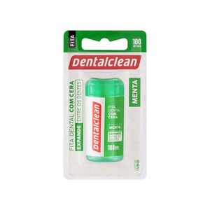 Fita Dental Dentalclean com Cera Menta 100m