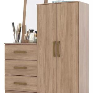 Cômoda Henn 2 Portas 3 Gavetas B700 JEQUITIBA