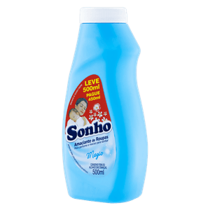 Amaciante de Roupa Diluído Magic Sonho Frasco Leve Pague 450ml