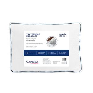 Travesseiro Camesa Ergosoft 50 x 70 cm Branco