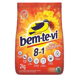 Sabão em Pó Bem-Te-Vi Perfume das Flores 2kg