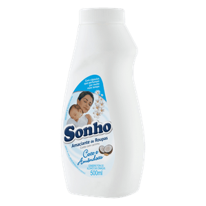 Amaciante de Roupa Diluído Coco e Amêndoas Sonho Frasco
