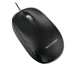 Mouse Preto USB Multilaser MO255