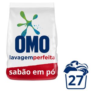 Lava Roupas em Pó Omo Lavagem Perfeita Tamanho Família 2,2kg