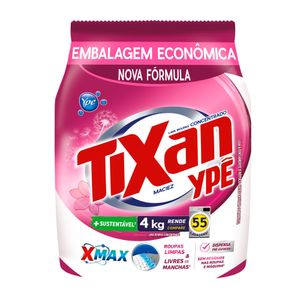 Sabão em Pó Tixan Ypê Maciez Sachê 4Kg