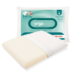 Travesseiro Ergo Latex Branco- Reconflex