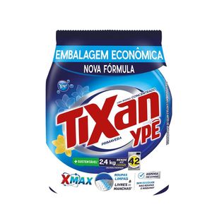 Sabão em Pó Tixan Ypê Primavera Sachê 2,4Kg