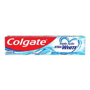 Creme Dental Colgate Tripla Ação Xtra White 70g