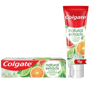 Creme Dental Colgate Natural Extracts Citrus e Eucalipto 90g