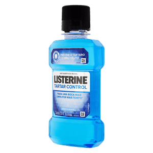 Enxaguante Bucal Antisséptico Menta Suave Listerine Tartar Control Frasco