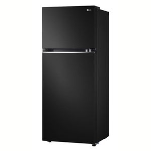 Geladeira LG Frost Free Inverter 395L Duplex Cor Black Inox GN-B392PXG 220V