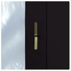 Pasta Catálogo Portifólio 1/2 Ofício 50 Envelopes Preta