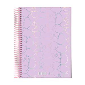 Caderno Universitário Capa Dura Minnie Arts 1 Matéria 80 Folhas Jandaia