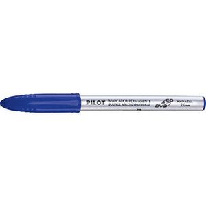 Pincel Marcador Permanente Piloto Azul 12x1
