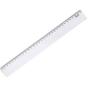 Régua Waleu 30cm Cristal N30
