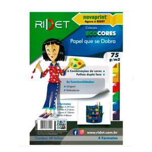 Papel Origami NP Ridet 75g 6  Cadeiras 48x1