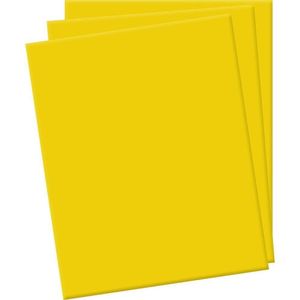 Folhas de Eva Amarelo Pacote com 10 Unidades