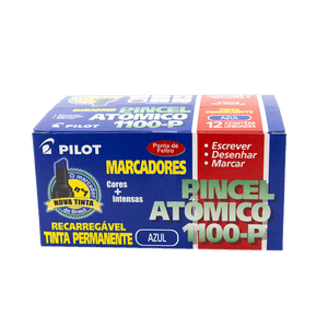 Pincel Atomico Azul 1100-P Pilot Caixa 12 unidades