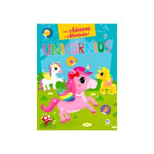 Livro Infantil Ciranda Cultural Unicórnio Adesivo E Atividades