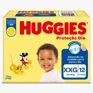 Fralda Huggies Proteção Dia Jumbinho XXG 12X1