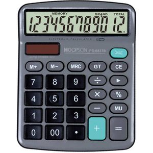 Calculadora para Mesa PS35 12 Dígitos Cinza