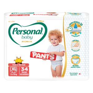 Fralda Personal Baby Pants Mega XG 34 Unidades