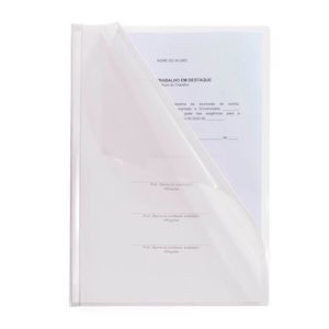 Pasta Canaleta A4 DAC 0822PP-TR Transparente Unidade