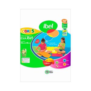 E.V.A. Ibel 40X48cm Branco Pacote com 10 Unidades