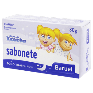 Sabonete Infantil em Barra Turma da Xuxinha Baruel Sono Tranquilo Caixa