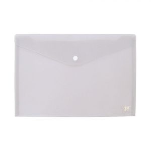 Pasta Envelope Com Botão Ofício Cristal