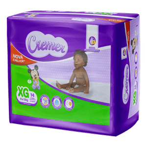 Fralda Cremer Jumbinho XG 14 Unidades
