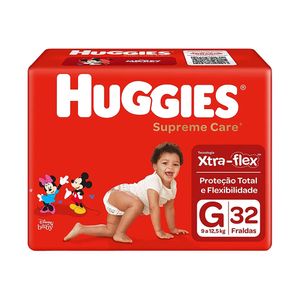 Fralda Huggies Supreme Mega G 32 Unidades