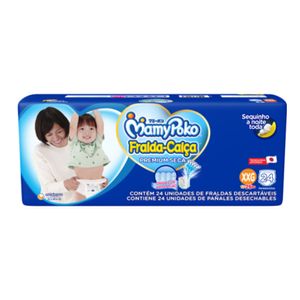 Fralda Mamypoko Calça Azul Mega Tamanho XXG 24x1