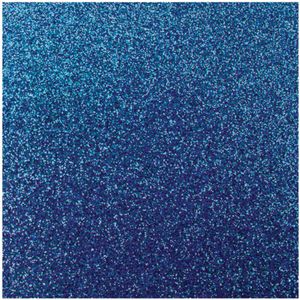 EVA Glitter Azul Escuro 40x60 Make