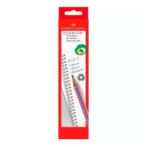 Lápis Grafite Eco Grip Faber-Castell Lilás 12X1
