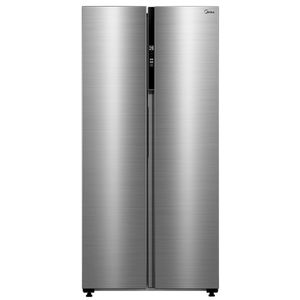 Geladeira Side By Side 442L Inverter Cor Inox Conectada Midea 220V